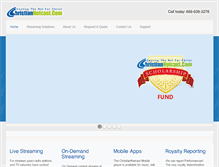 Tablet Screenshot of christiannetcast.com